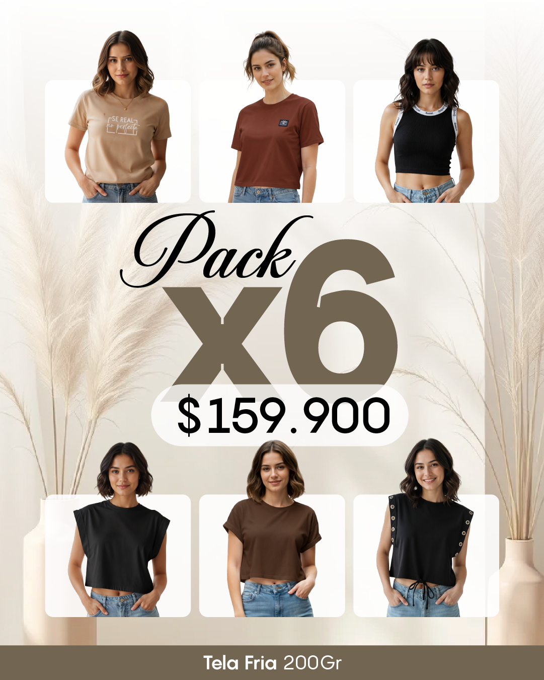 Pack por 6 Blusas