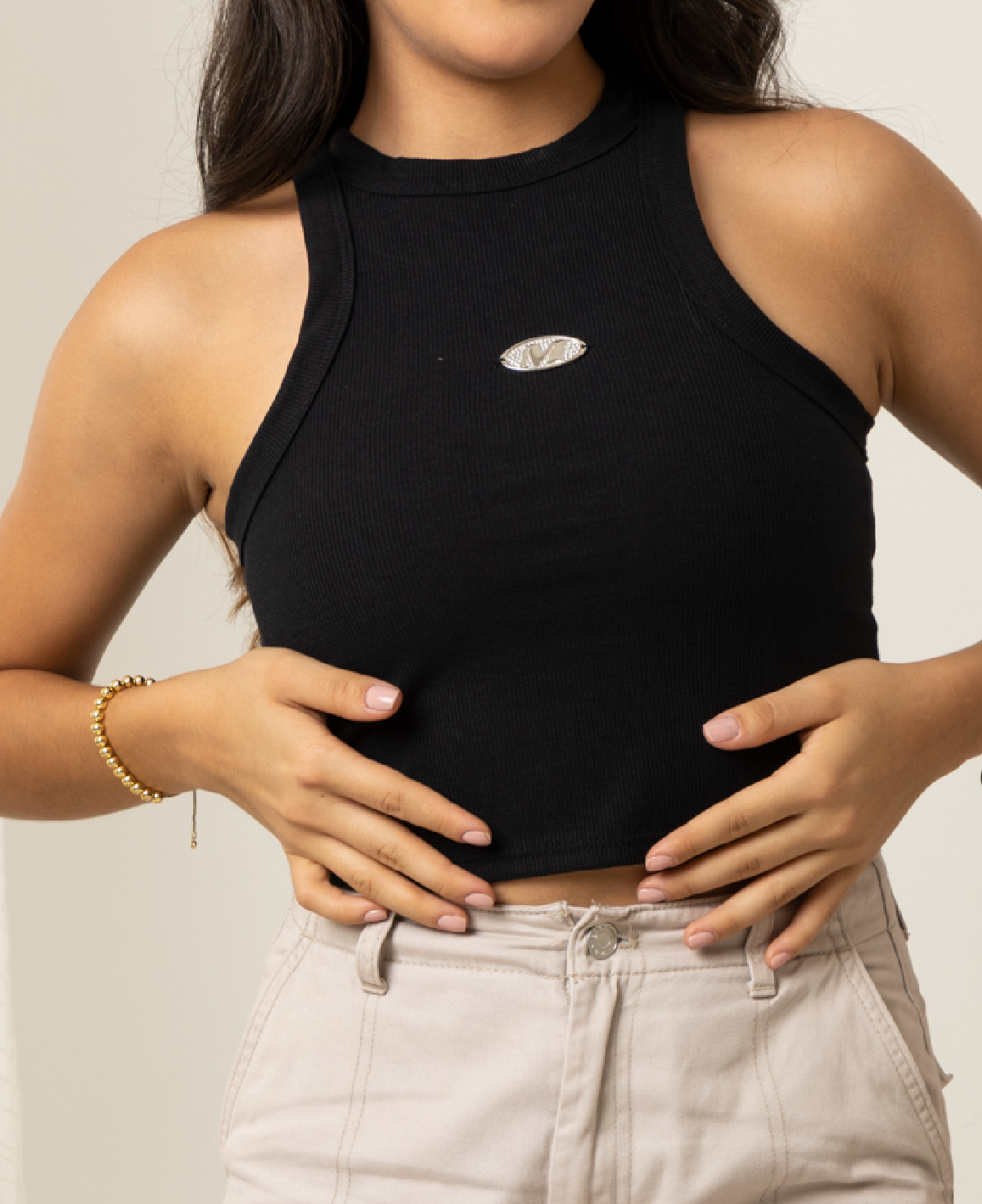 Blusa de tirantes anchos