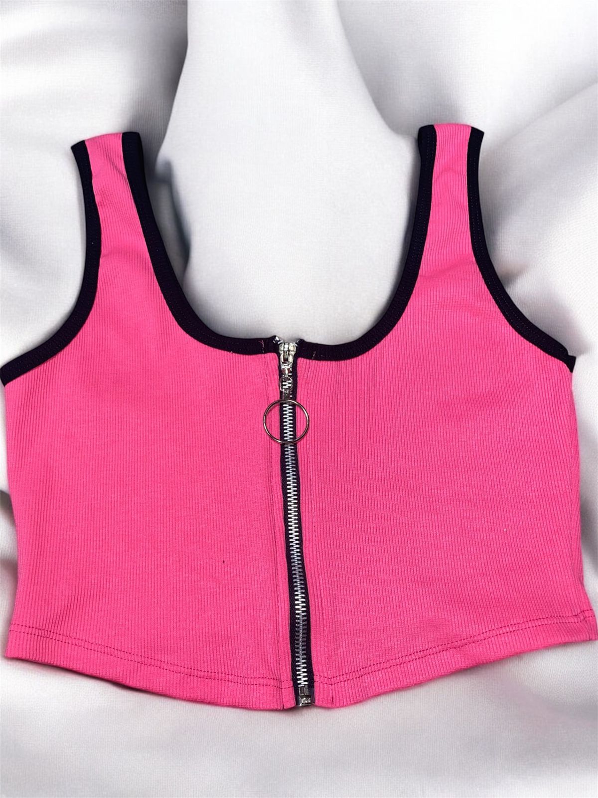 Blusa con cremallera
