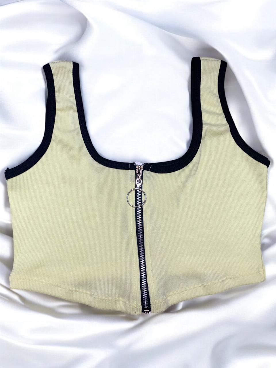 Blusa con cremallera