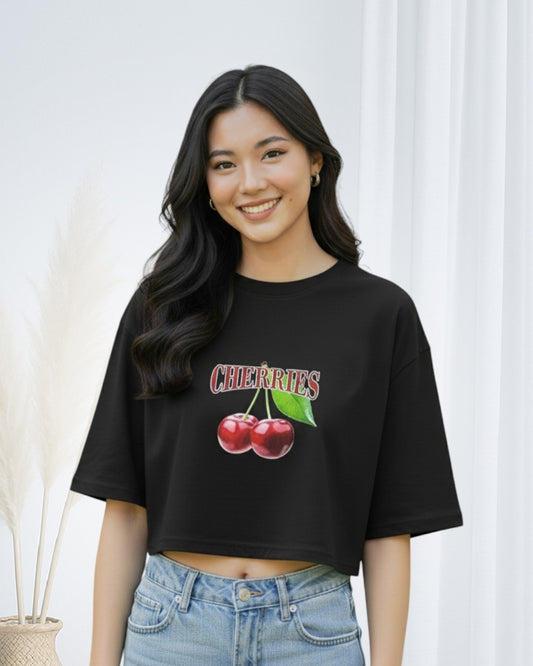 Blusa Versátil en Tela Fría CHERRIES