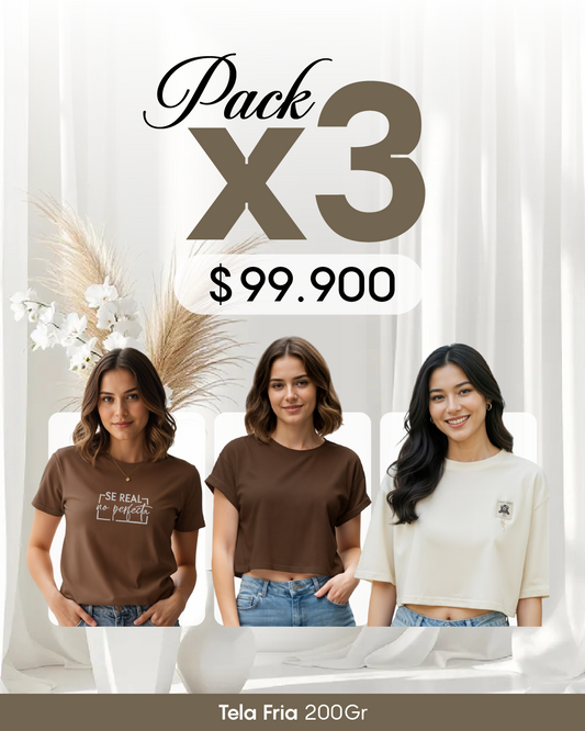 Pack por 3 Blusas