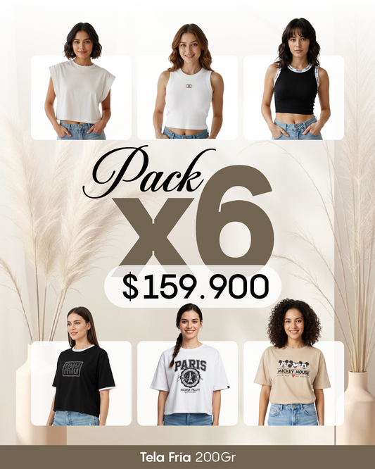 Pack por 6 Blusas