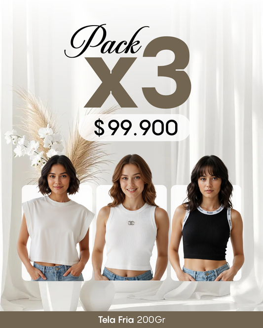 Pack por 3 Blusas