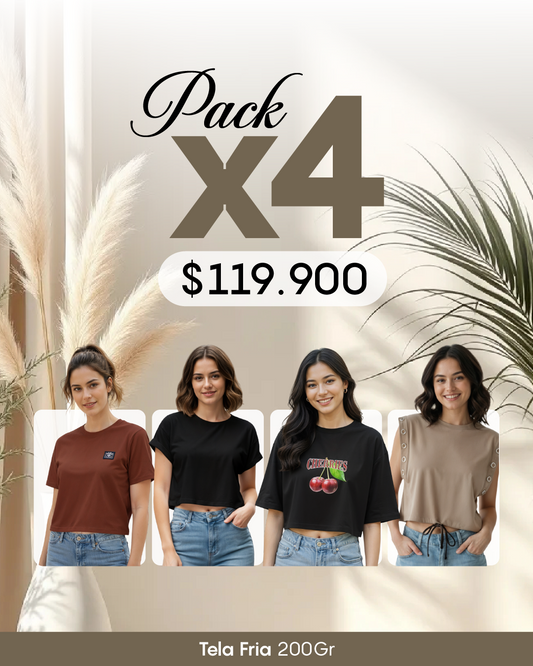 Pack por 4 Blusas