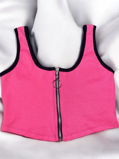 Blusa con cremallera