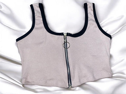 Blusa con cremallera